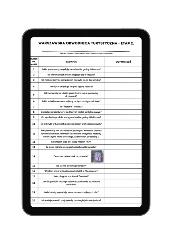 Warszawska Obwodnica Turystyczna. Etap 1, Modlin - Chotomów - obrazek 8